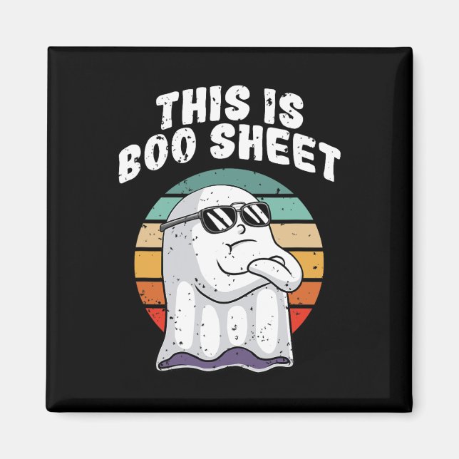 Das ist Boo Sheet Fun Halloween Kostüm Ghost Puff Magnet (Vorne)
