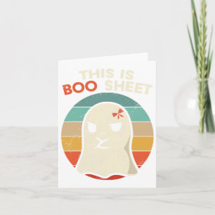 Das ist Boo Sheet Fun Halloween Kostüme Spaß Hallo Karte