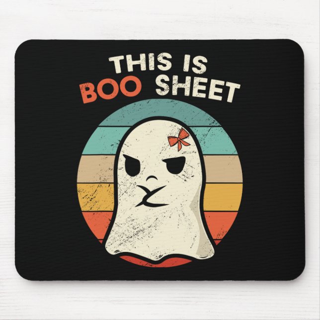 Das ist Boo Sheet Fun Halloween Kostüme Spaß Hallo Mousepad (Vorne)