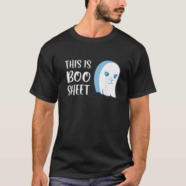 Das ist Boo Sheet Funny Ghost Halloween Redewendun T-Shirt (Vorderseite)