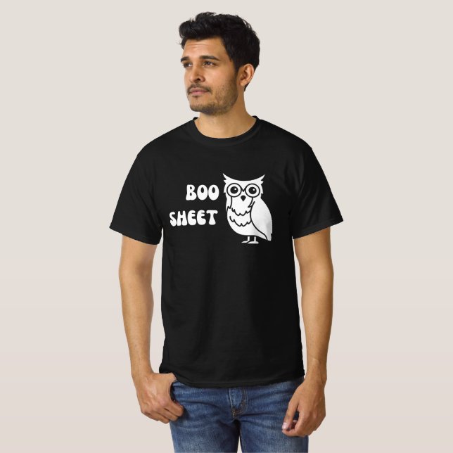 Das ist Boo Sheet Groovy T-Shirt (Vorne ganz)
