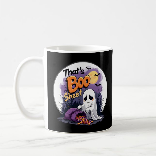 Das ist Boo Sheet Halloween Ghost Kaffeetasse (Links)
