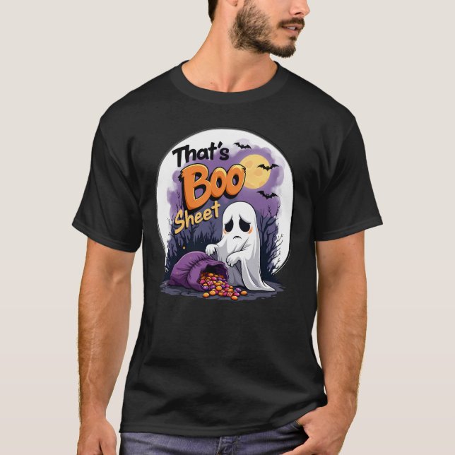 Das ist Boo Sheet Halloween Ghost T-Shirt (Vorderseite)