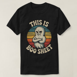Das ist Boo Sheet Lustiger Retro-Geist Halloween T-Shirt