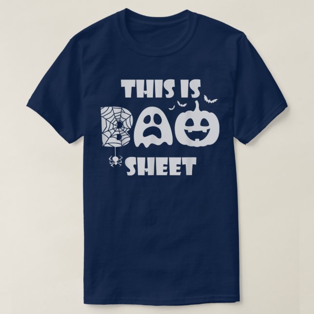 Das ist Boo Sheet Niedlich Adorable Boo Happy Hall T-Shirt (Design vorne)