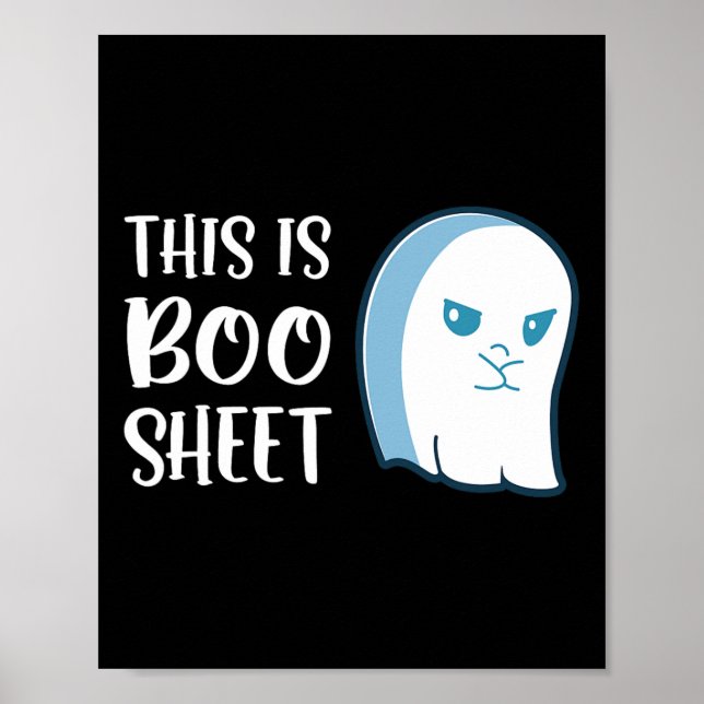 Das ist Bootsheet Fun Halloween-Redewendungen Poster (Vorne)