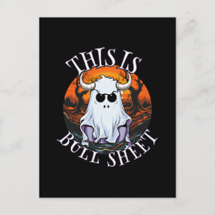 Das ist Bullshit - lustiges Boo-Blatt Postkarte