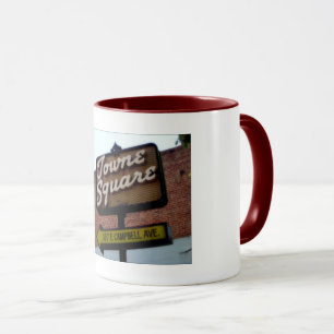 Das ist Campbell CA, Towne Square Signage Tasse