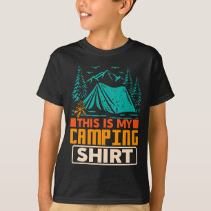 Das ist Camping-Shirt lustiger Camper Vintage T-Shirt