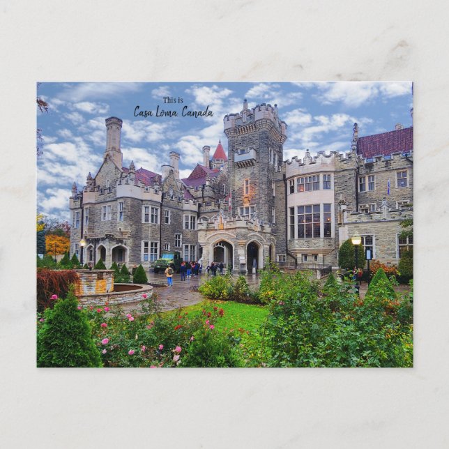 Das ist Casa Loma, Toronto, Kanada Postkarte (Vorderseite)