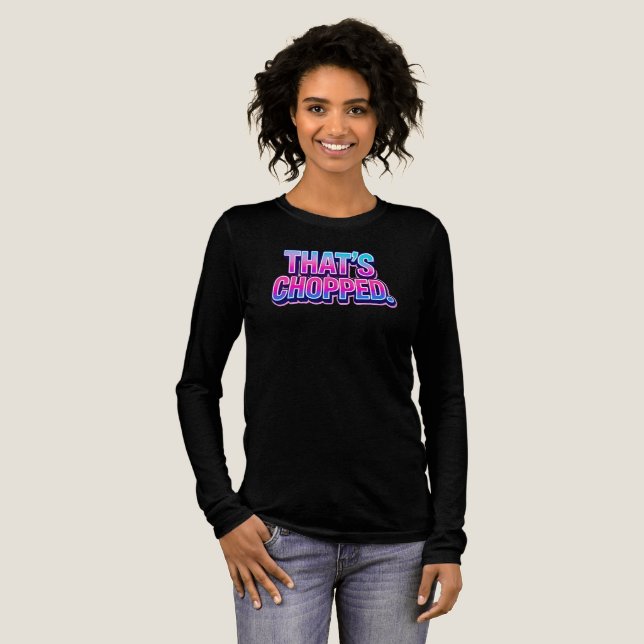 Das ist "Chopped Slang Phrase" Tri-Blend Shirt (Volle Vorderseite)