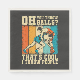 Das ist Cool, ich werfe Leute Serviette