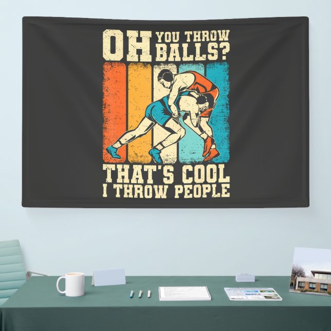 Das ist Cool, ich werfe Menschen Banner (Messe)
