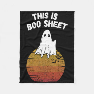 Das ist das Boo Sheet Ghost Retro Halloween Easy C Fleecedecke