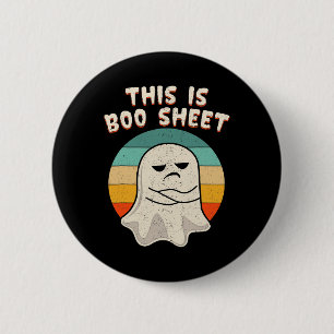 Das ist das Bootblatt Ghost Retro Halloween Kostüm Button