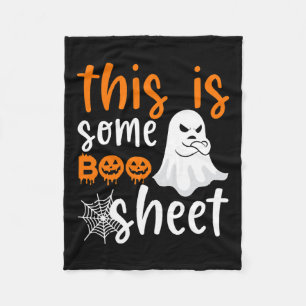 Das ist das Bootblatt Ghost Retro Halloween Kostüm Fleecedecke