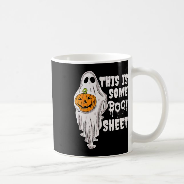 Das ist das Bootblatt Ghost Retro Halloween Kostüm Kaffeetasse (Rechts)