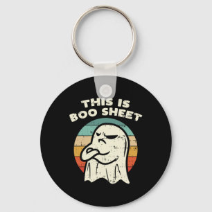 Das ist das Bootblatt Ghost Retro Halloween Kostüm Schlüsselanhänger