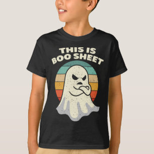 Das ist das Bootblatt Ghost Retro Halloween Kostüm T-Shirt
