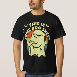 Das ist das Bootblatt Ghost Retro Halloween Kostüm T-Shirt