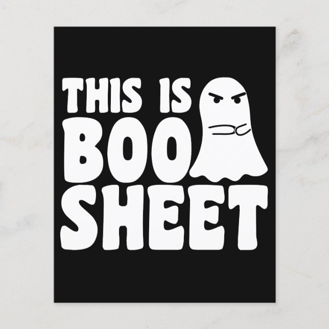 Das ist das Bootschild Ghost Funny Halloween-Kostü (Vorderseite)