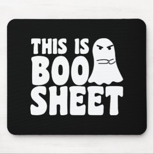 Das ist das Bootschild Ghost Funny Halloween-Kostü Mousepad
