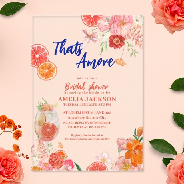 Das ist das Brautparty aus mediterran blauen Flies Acryleinladungen (Von Creator hochgeladen)