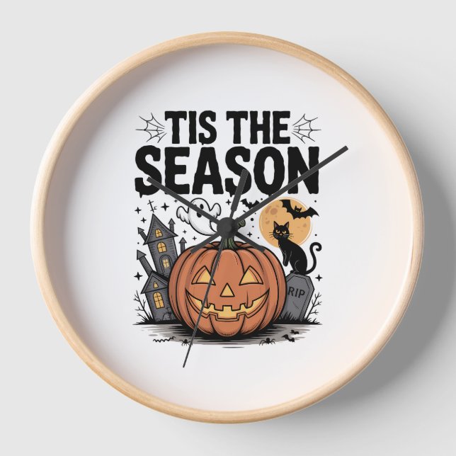 Das ist das Halloween der Saison Uhr (Vorderseite)