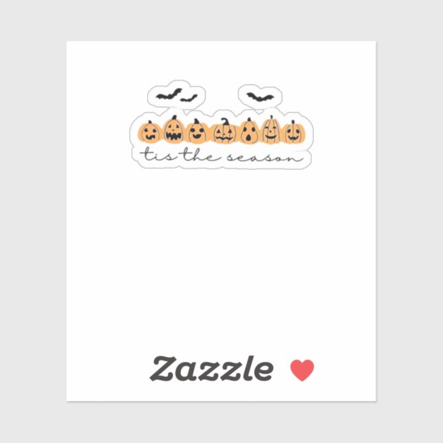 Das ist das Halloween-Weihnachtsfest D Aufkleber (Blatt)