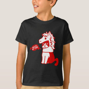 Das ist das Jahr des Pferdes, das chinesische Neuj T-Shirt