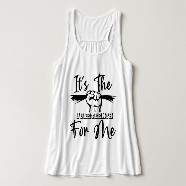 Das ist das Jüngste für mich Melanin Black Sista B Tank Top (Design Vorderseite)