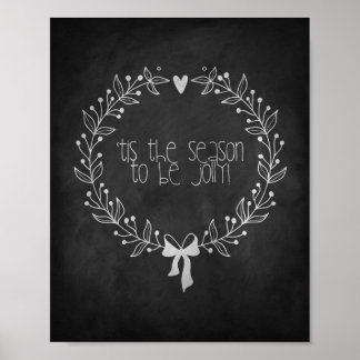 Das ist das Season Chalkboard Poster