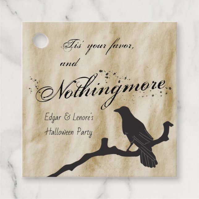 Das ist dein Gefallen und nichts mehr Raven Hallow Geschenkanhänger (Vorderseite)