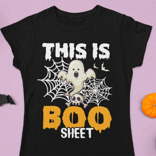 Das ist der Boo-Sheet-T - Shirt