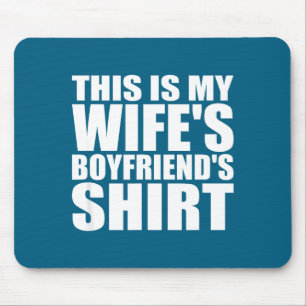 Das ist der Freund meiner Frau - lustiger Spruch M Mousepad