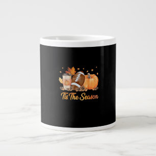 Das ist der Fußball-Herbstsaison-Fußball-Kürbis Jumbo-Tasse