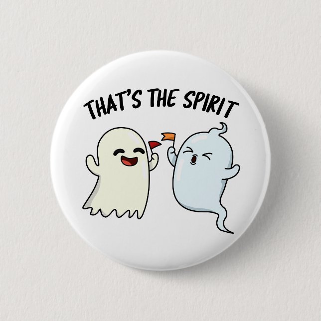 Das ist der Geist-Funny-Halloween-Geisterpun Button (Vorderseite)