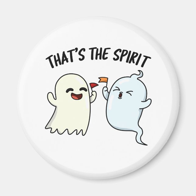 Das ist der Geist-Funny-Halloween-Geisterpun Magnet (Vorne)