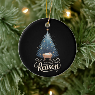 Das ist der Grund Christliche Religiöse Weihnachte Keramik Ornament
