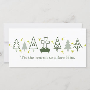 DAS IST DER GRUND Christliche Weihnachtskarte