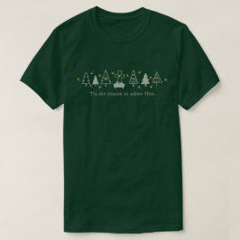 DAS IST DER GRUND Christliche Weihnachtskrippe Grü T-Shirt