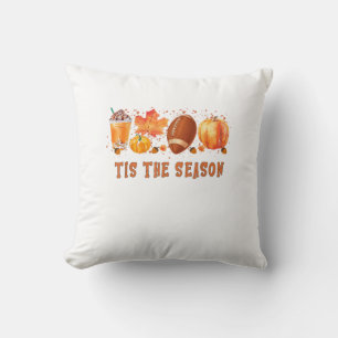 Das ist der Herbst der Saison Leopard Fußball Kissen