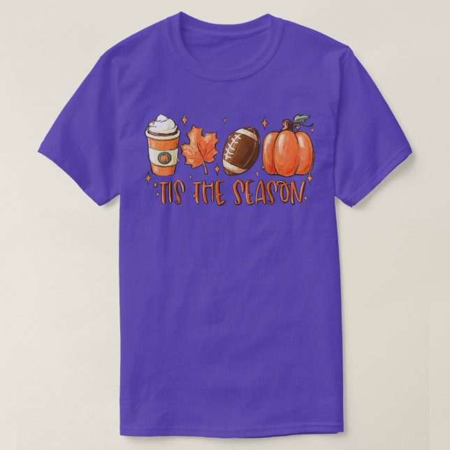 Das ist der Herbst des Fußballs Kaffeepause T-Shirt (Design vorne)