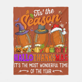 'Das ist der Herbst Herbst Erntedank Fußball der J Fleecedecke