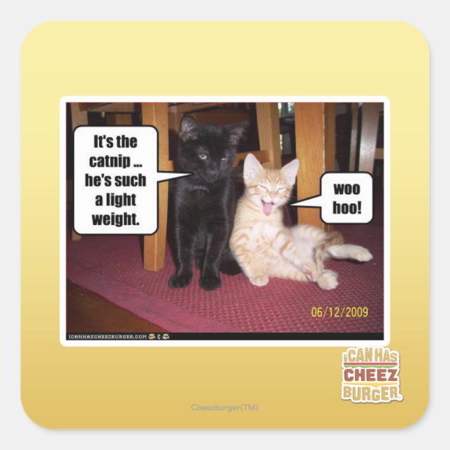 Das ist der Knackpunkt Quadratischer Aufkleber (Vorderseite)