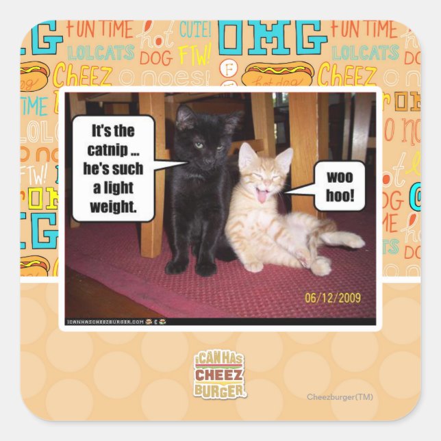 Das ist der Knackpunkt Quadratischer Aufkleber (Vorderseite)