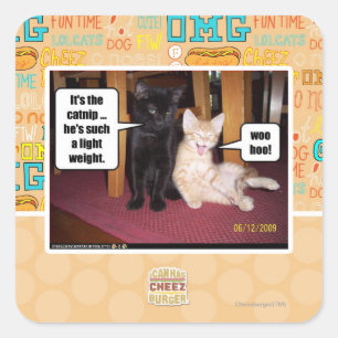 Das ist der Knackpunkt Quadratischer Aufkleber