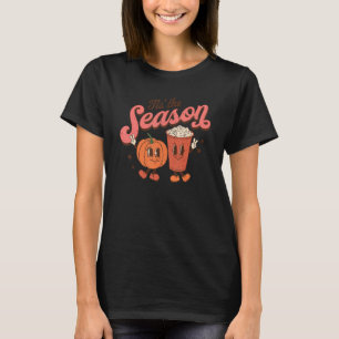 Das ist der Vintage Retro-Kürbis-Herbst der Saison T-Shirt