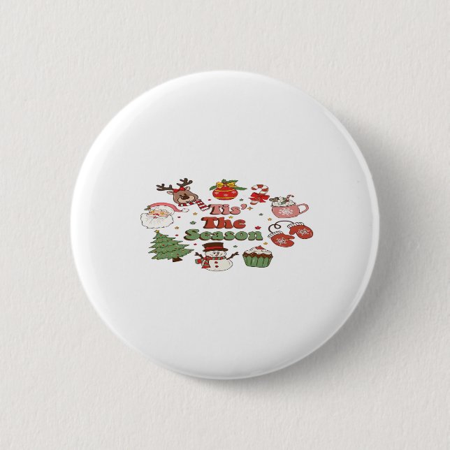Das ist der Weihnachtsakrylenblock der Saison Button (Vorderseite)