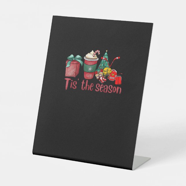 Das ist der Weihnachtskaffee der Saison Sockelschild (Vorderseite)